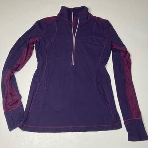 Lululemon Star Runner Pullover Womens Size 6 Striped Lace Details